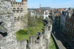 PICTURES/Ghent - The Gravensteen Castle or Castle of the Counts/t_Exterior - Grass .JPG